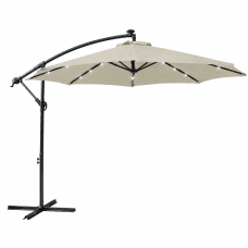 Neo 3M LED Solar Outdoor Waterproof Freestanding Parasol & Cover – Green Neo 3M LED Solar Outdoor Waterproof Freestanding Parasol & Cover – Green